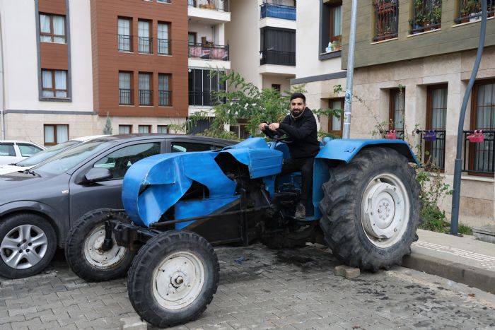 TOGG'dan esinlendiler, gne enerjili traktr yaptlar