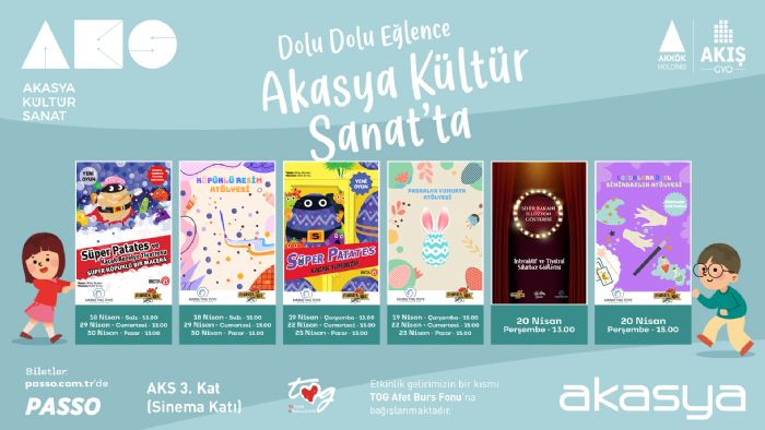 Akasyann Nisan ay etkinlik program belli oldu