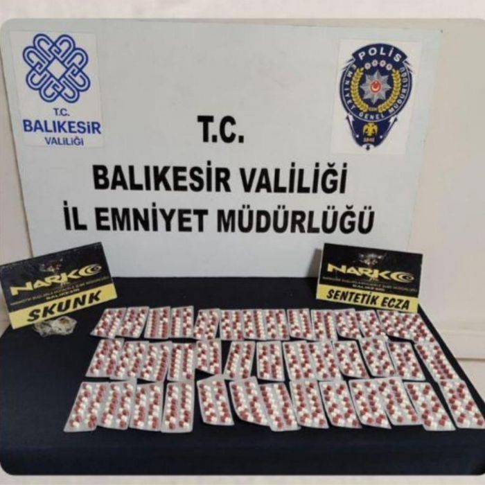 Balkesir'de uyuturucu taciri 2 kii tutukland