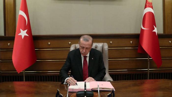 Erdoan'n imzasyla 30 milyon dolar hibe destei