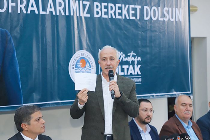 Gltak, Mersin basnn iftar programnda buluturdu