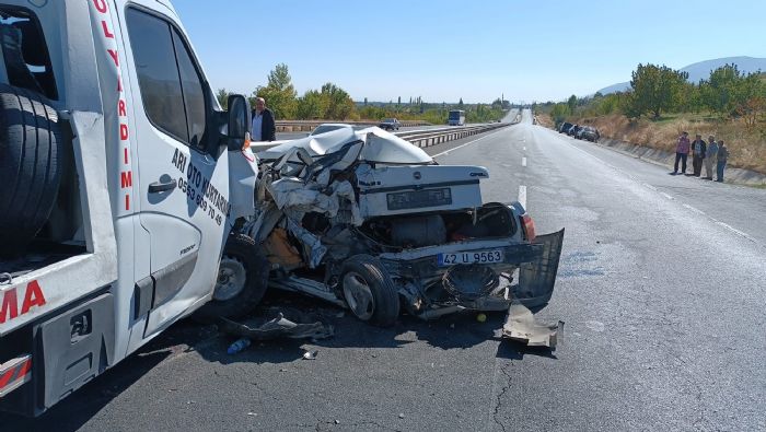 Konya'nn Akehir lesinde Trafik Kazas