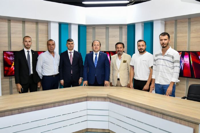 Kanal 33 Medya Grubu'na, Mersin Valisi Pehlivandan ziyaret