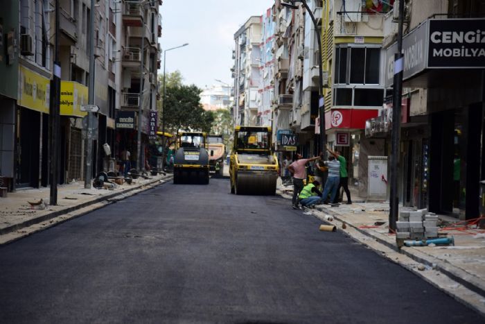 Avni Gemiciolu Caddesinde balatlan 2. etap prestij cadde dzenlemesinde sona yaklald