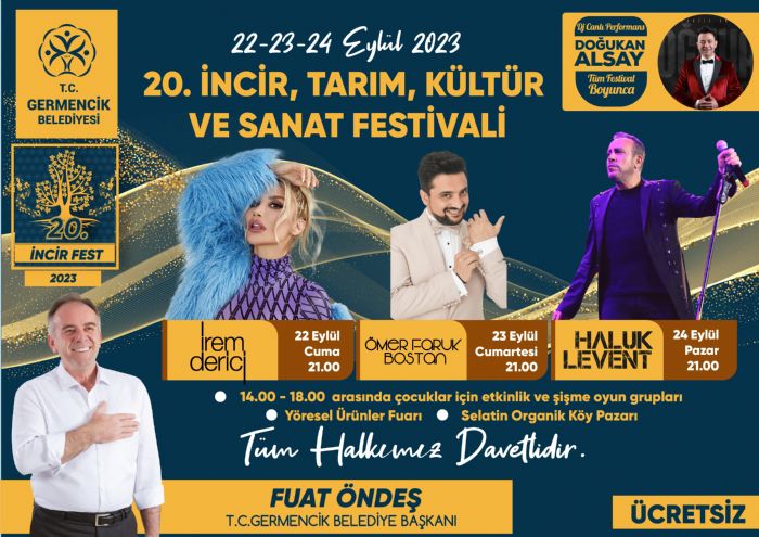 Germencikte incir festivali iin geri saym balad   