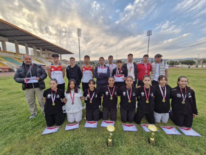 Mersinli sporcular, Atletizmde l Birincisi oldu