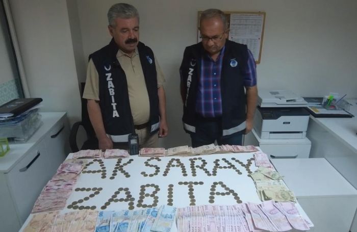 Aksaray'da dilenci operasyonu: 20 dilenciden 30 bin lira kt