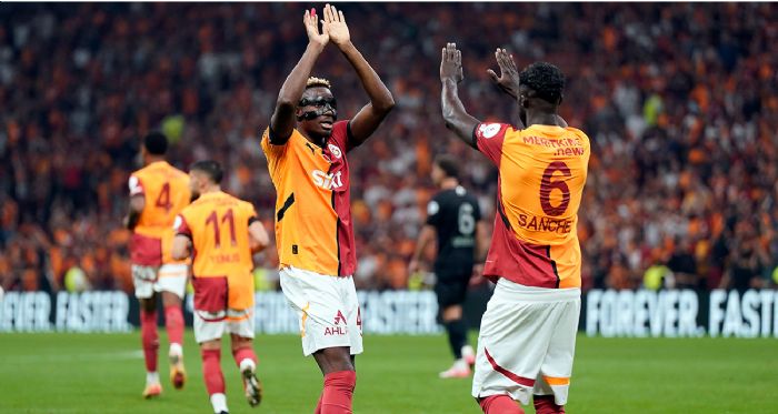 Aslandan 4te 4! Galatasaray, farkl kazand