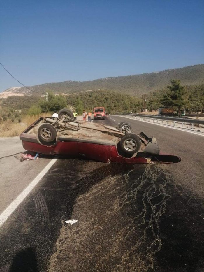 Milas-Yataan Karayolunda trafik kazas