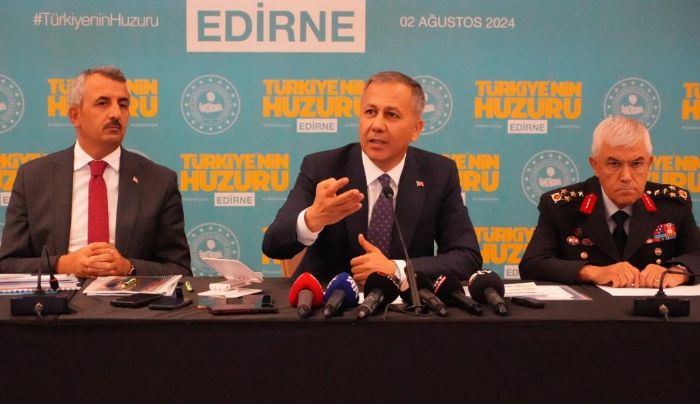 Bakan Yerlikaya: Edirne g rotas olmaktan kt