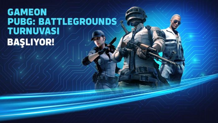 GAMEON PUBG: BATTLEGROUNDS Turnuvas balyor