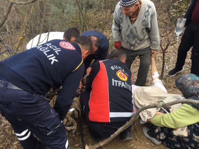 Burdurda apa makinesine ayan kaptran adam ekipler tarafndan kurtarld