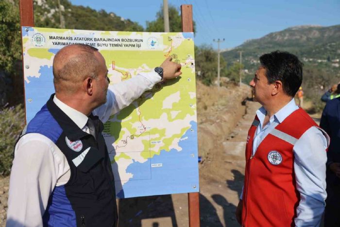 Bozburun projesinde ilk suyu Turuna verdik