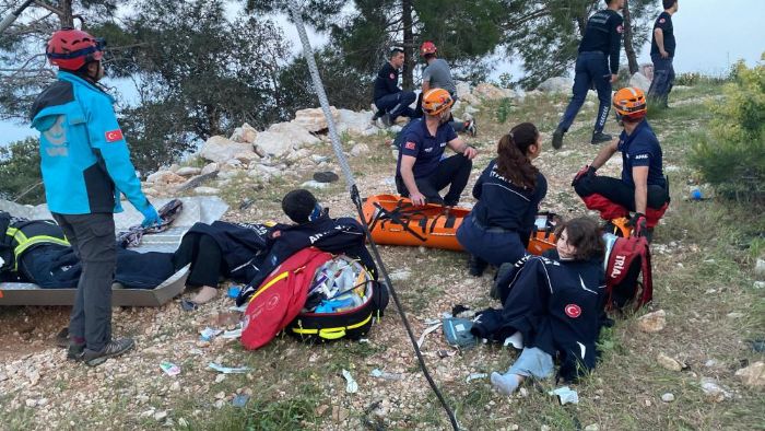 Antalya'da teleferik kabini dt