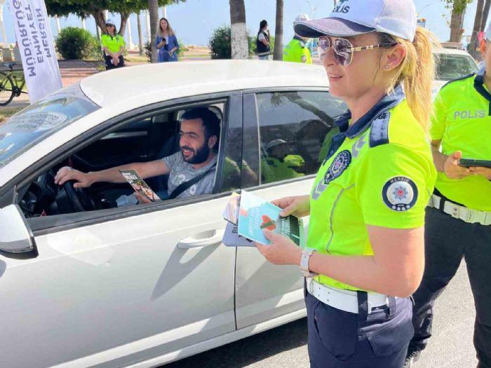 Mersinde 6 Bin 685 personel trafik gvenliini salad