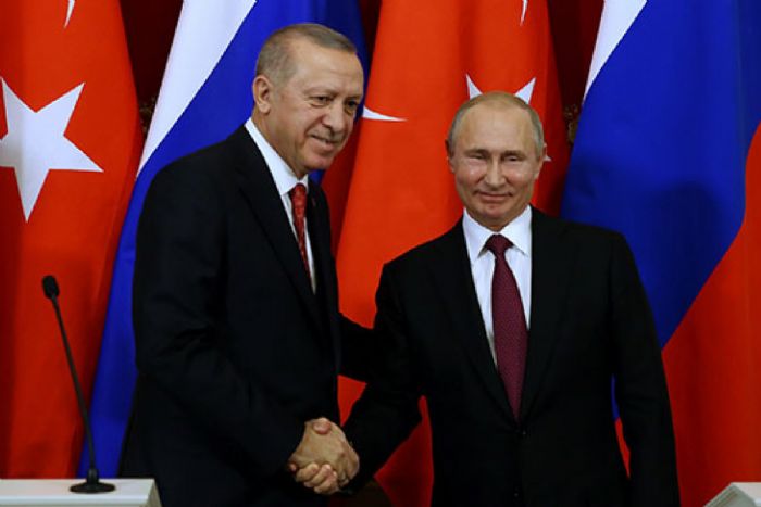 Cumhurbakan Erdoan ve Rusya Devlet Bakan Putin’den ortak bildiri