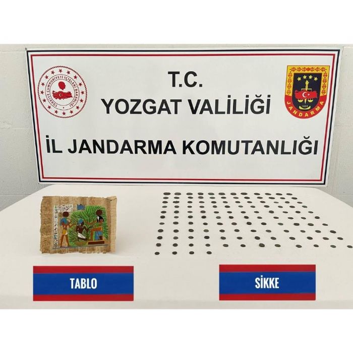 Yozgatta papirs kad ve 124 sikke ele geirildi