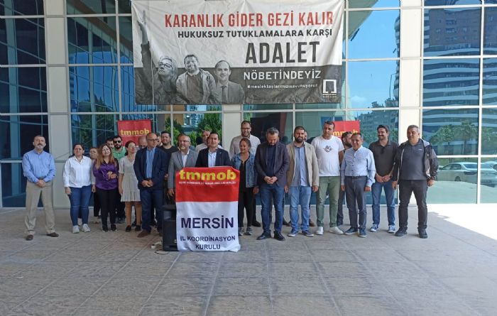 TMMOB Mersin l Koordinasyon Kurulu ’Gezi Davas Hukuki Deil, Siyasi Bir Davadr’