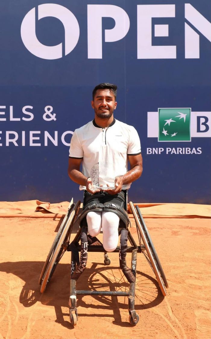 Mersinli tenisi French Riviera Open Finalinde ikinci oldu