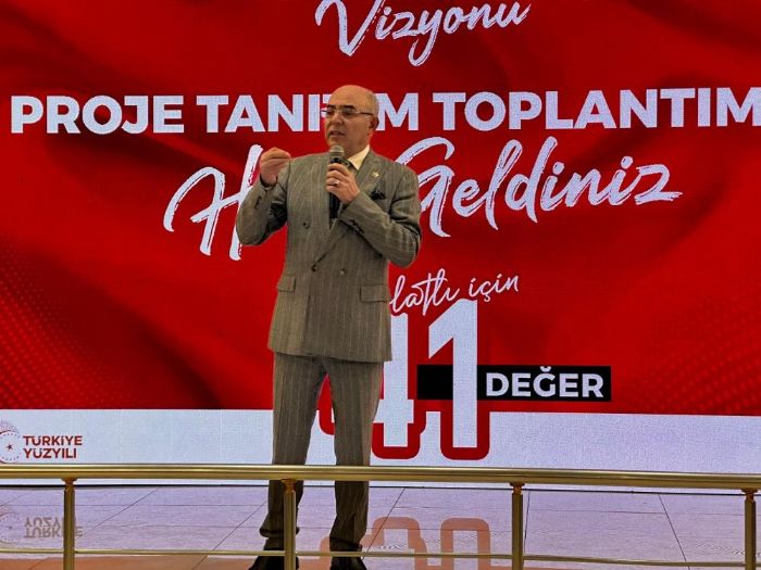 MHP Genel Bakan Yardmcs Karakaya, proje tantm toplantsnda konutu