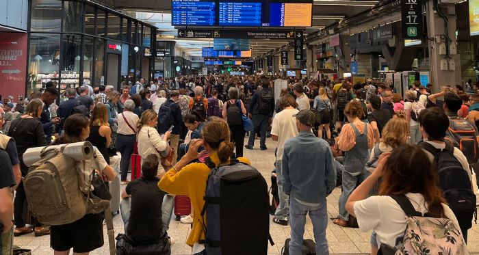 Fransa'da yksek hzl tren ana sabotaj saldrlar