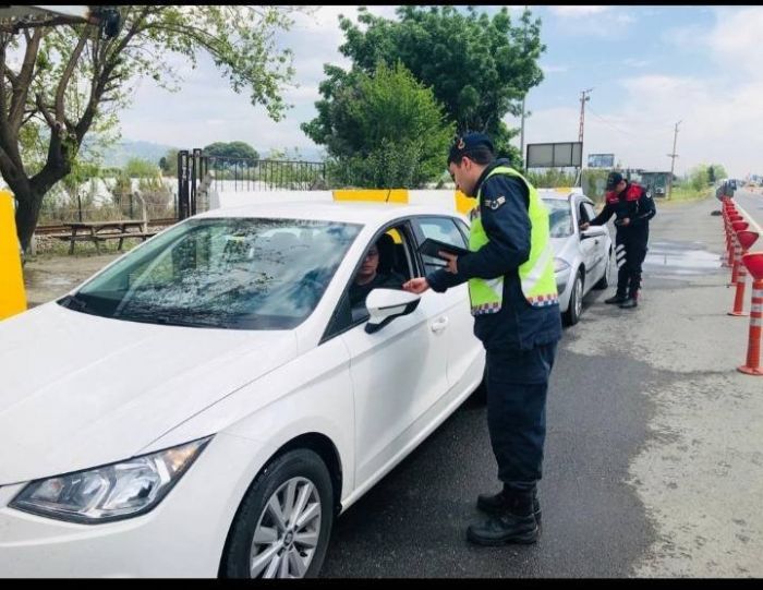 Jandarma ekipleri ’havadan trafik denetimi’ gerekletirdi