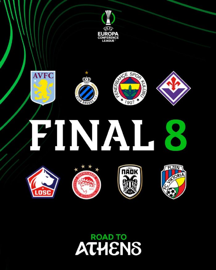 UEFA Avrupa Konferans Ligi'nde eyrek finale kan takmlar belli oldu