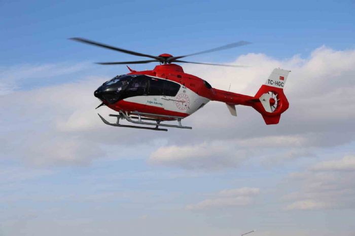 O ile yeniden Ambulans helikopter tahsis edildi