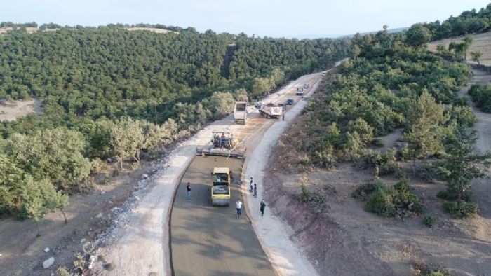 Balkesir’de ilk beton yol yaplyor