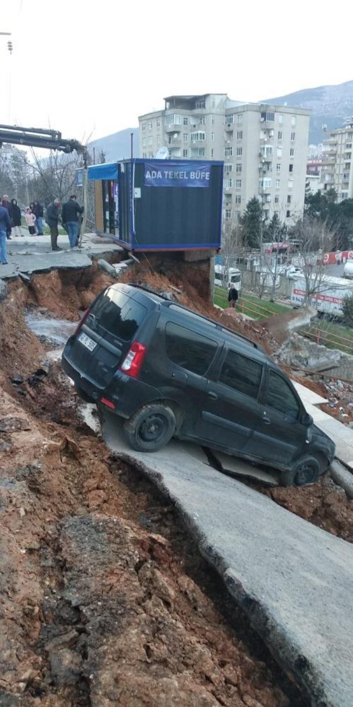 Kahramanmara'ta toprak kaymas