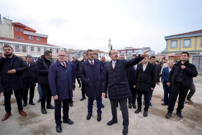 Bakan Tekin, Samsuna ziyaretlerde bulundu