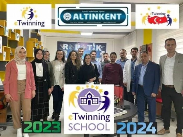 Gediz Altnkent Ortaokulu, ’eTwinning Okulu’ unvann yeniden ald   