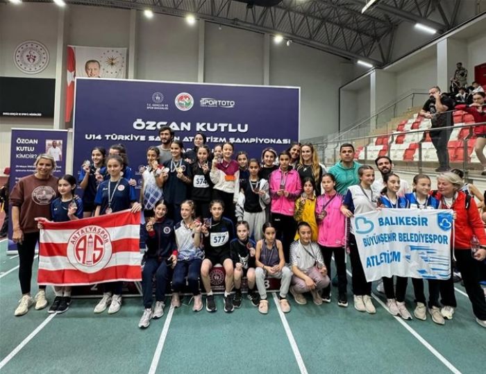 Mersinli sporculardan Atletizm ampiyonasnda byk baar