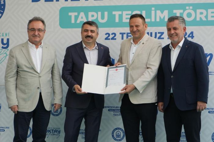 Yldrm'da bin 237 hak sahibi tapularn teslim ald