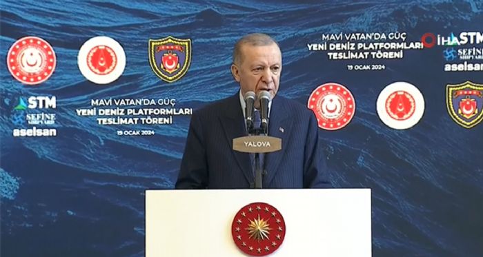 Cumhurbakan Erdoan, Trk Donanmas'nn neminden bahsetti