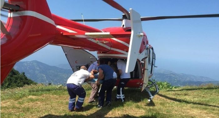 Bu yaz 113 hastaya ulaarak ambulans hizmeti verdi