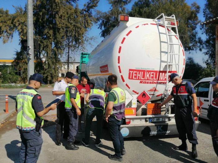 Jandarma ekiplerinden ortak trafik denetimi